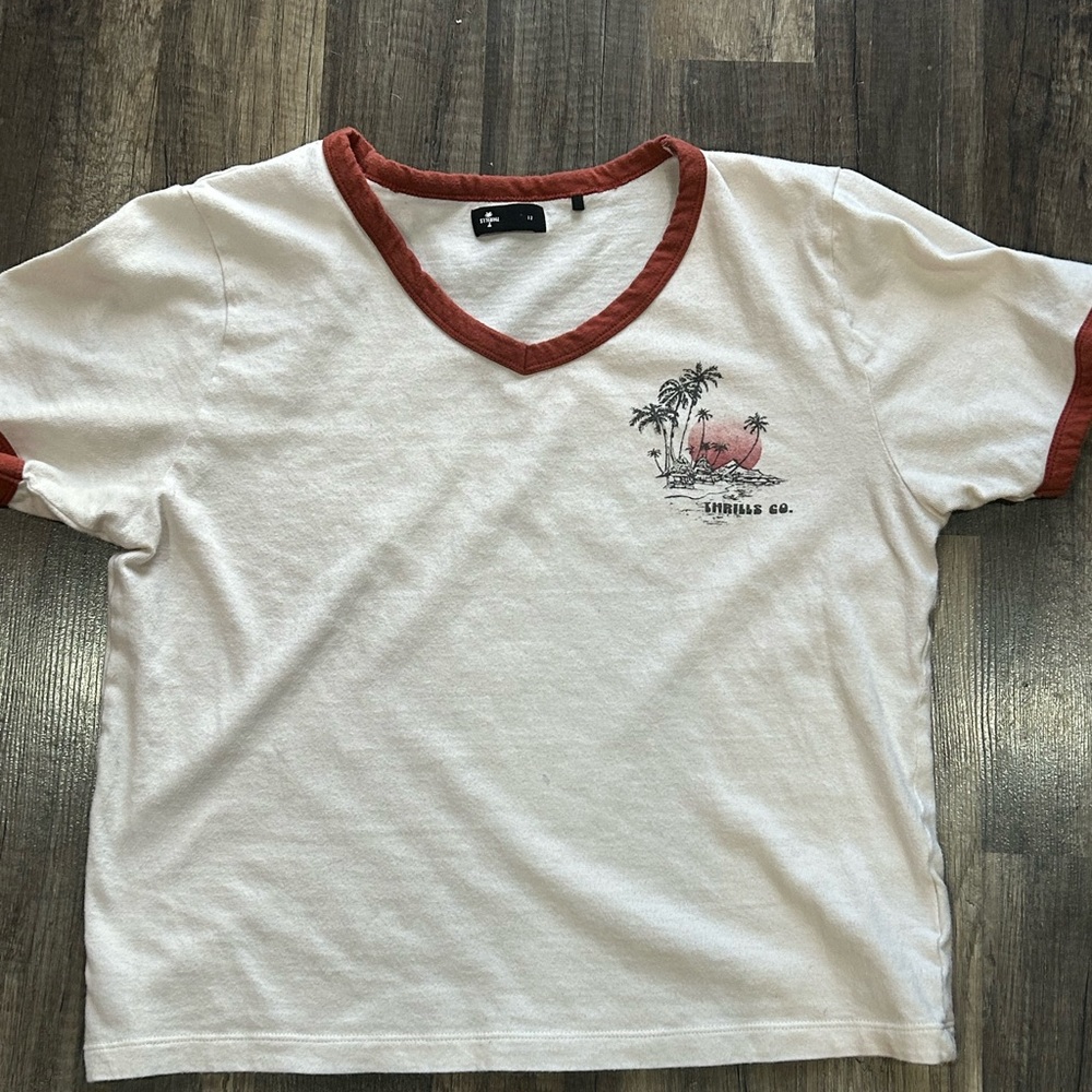 Short Sleeve Thrills Co. vintage looking tee